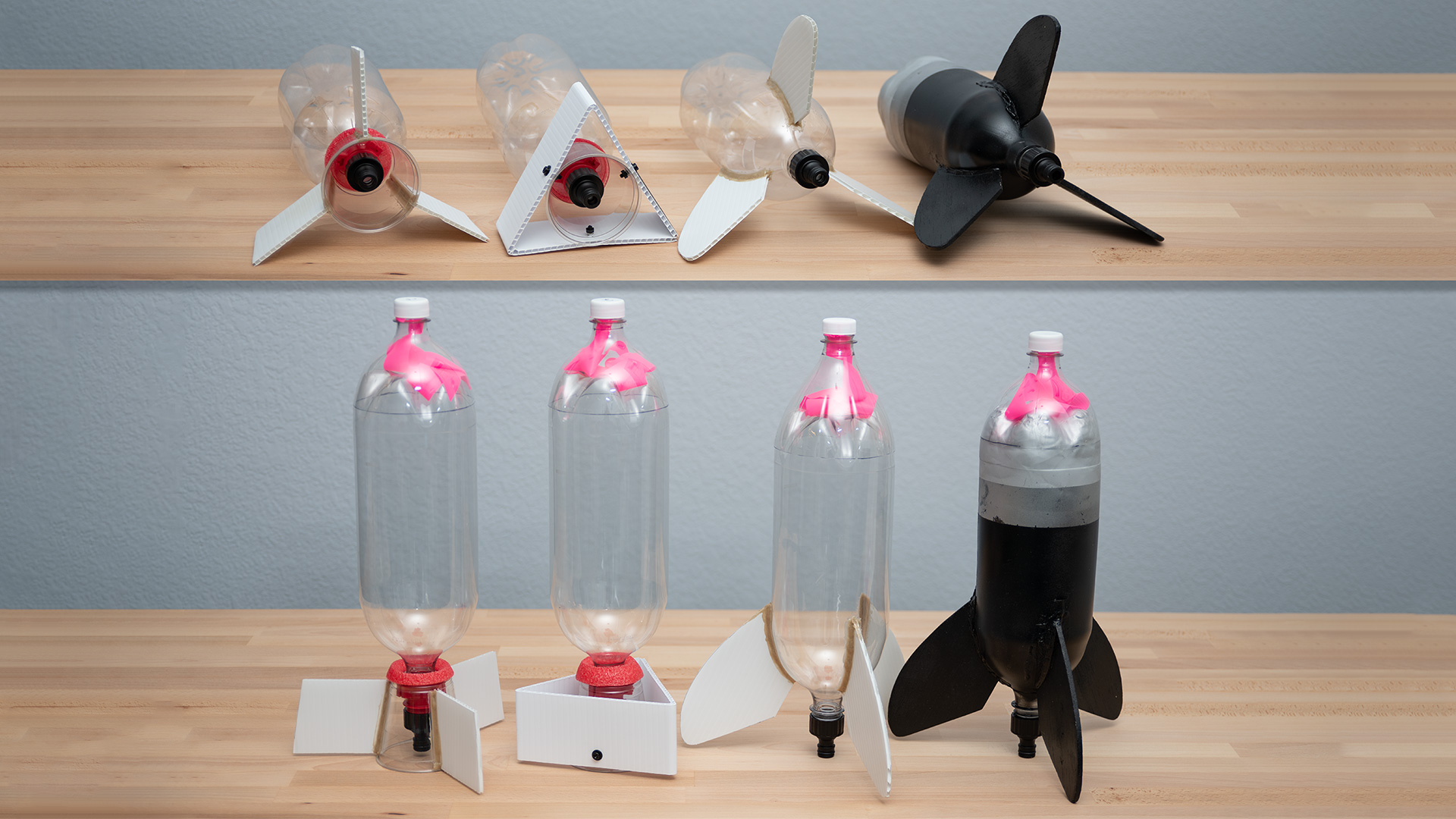 DIY Homemade Water Rocket Fins - Relationshipware LLC